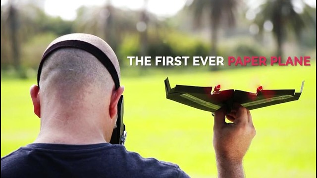 PowerUp FPV – бумажный самолётик с радиоуправлением