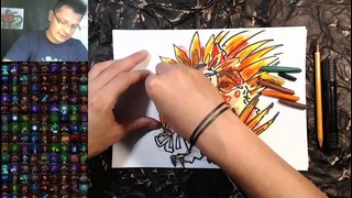 Dota 2 Рисую героев – Как рисовать BRISTLEBACK из Доты