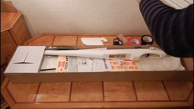 Распаковка Phoenix 2000 EPO Composite R-C Glider