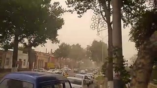 В Самарканде мощная пыльная буря