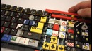 Из конструктора Lego собрали работающую клавиатуру