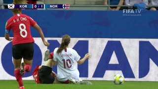 Южная Корея – Норвегия ЧМ по женскому футболу 2019