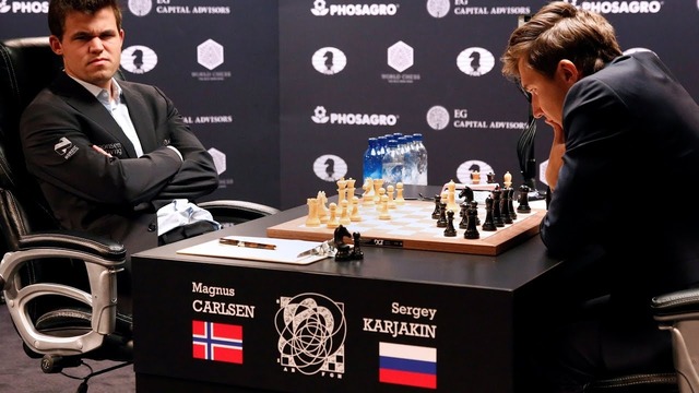 Карлсен против Карякина: противостояние в блиц (№003)