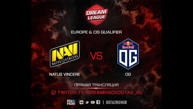 DreamLeague S8 – Natus Vincere vs OG (Game 1)
