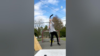 Guy Shows off Amazing Hockey Skills