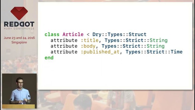 Next Generation Ruby Web Apps with dry-rb, ROM, and Roda – RedDotRubyConf 2016
