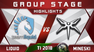 Highlights Liquid vs Mineski (3 день) TI8 The International 2018 17.08.2018