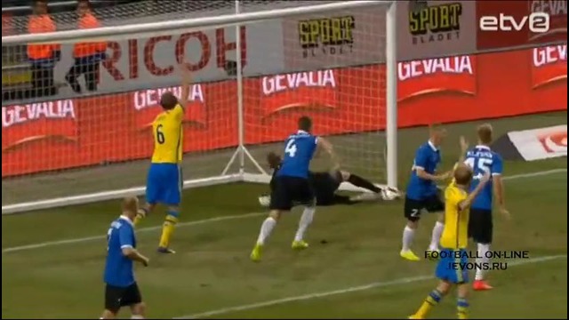 Швеция – Эстония 2:0