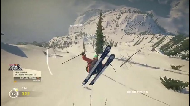 Бета-тестирование симулятора экстремальных видов спорта Steep