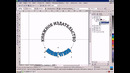 Видеоурок CorelDRAW. Фигурный текст. Текст вдоль кривой. mp4