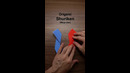 ORIGAMI SHURIKEN – Ninja Star #shorts