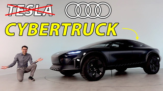 Эта электрическая Audi A7 Allroad превращается в Audi e-tron Cybertruck