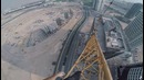 Climbing a Crane Above Security | James Kingston