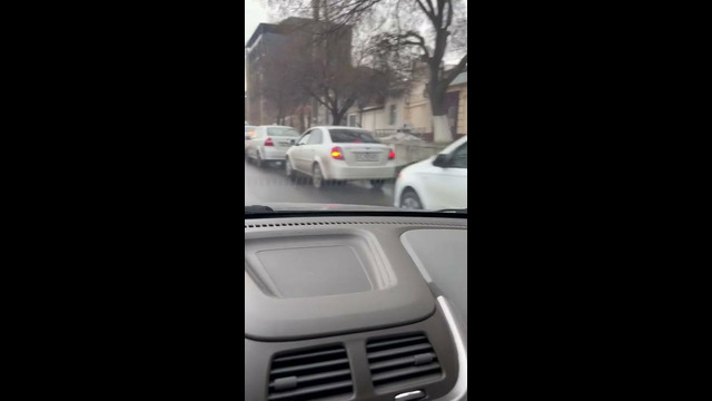 Очередь за бензином на АЗС в Ташкенте (01.02.2023)