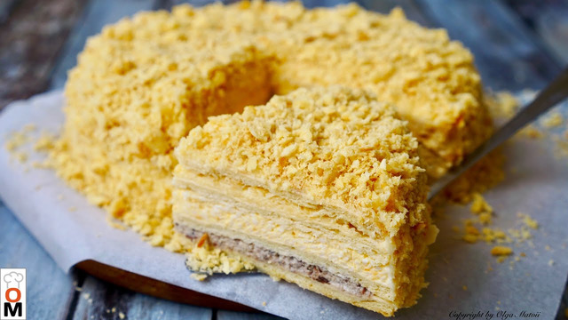 Закусочный Торт «НАПОЛЕОН» сама нежность | Snack Cake «NAPOLEON» very tender