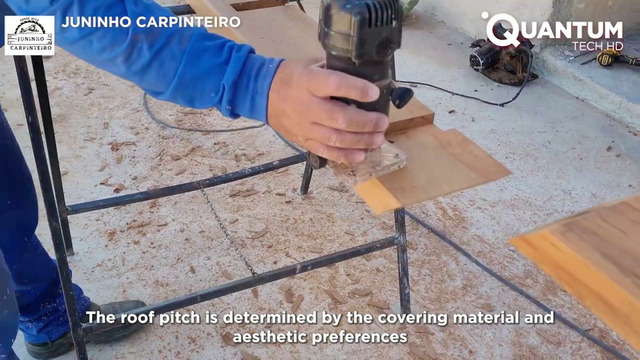 Building a Porch Roof with Amazing Woodworking Joinery & Techniques | by @JuninhoCarpinteiro