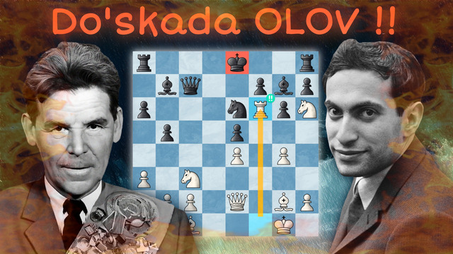 SUPER KOMBINATSION partiya! | Rashid Nezhmetdinov vs Mikhail Tal | Baku 1961