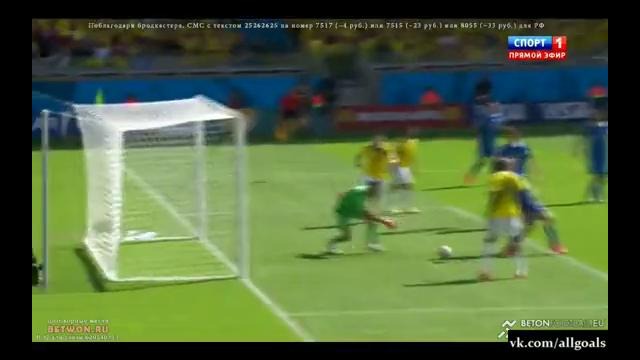 Колумбия 1-0 Греция – Гол Армеро. Чемпионат Мира 2014