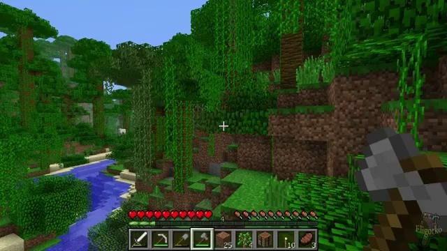 Minecraft-Снимаем дом в деревне. Зов крипера-5