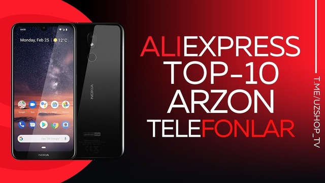 AliExpress saytidagi top-10 arzon telefonlar