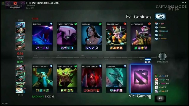 The International 4: VG vs EG (DOTA2) Main Event | LB Final