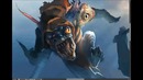 Dota 2 – Slark vs Slardar (Digital Painting)