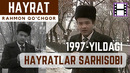 1997-yildagi HAYRATlar sarhisobi