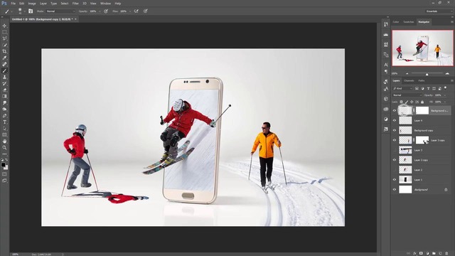 3d pop out sport effect photoshop tutorial cs6 cc