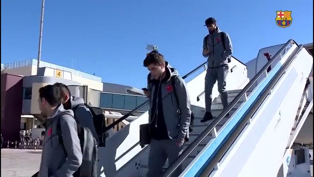 Barça’s flight to Valencia for Cup semifinal