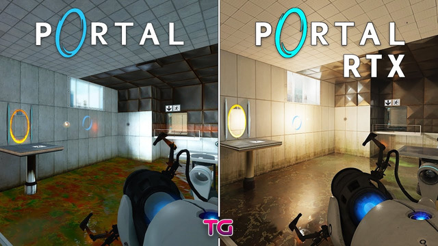 Portal vs Portal RTX – Graphics Comparison 4K