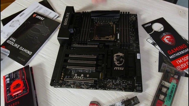 Msi x99a godlike gaming carbon – вскрываем коробку