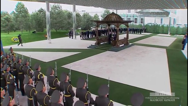 Церемония официальной встречи Президента Туркменистана