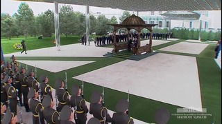 Церемония официальной встречи Президента Туркменистана