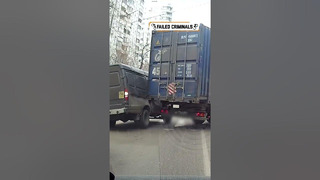 Forget gone in 60 seconds..this heist only took 6! #trucks #fail
