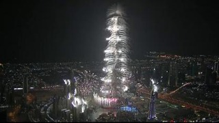 Новогодний фейерверк в Бурдж Халифа ( Дубай 2013 )