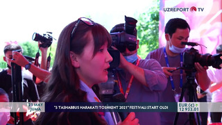 «5 Tashabbus harakati Toshkent 2021» festivali start oldi