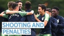 Shooting practice and penalties! | man city training
