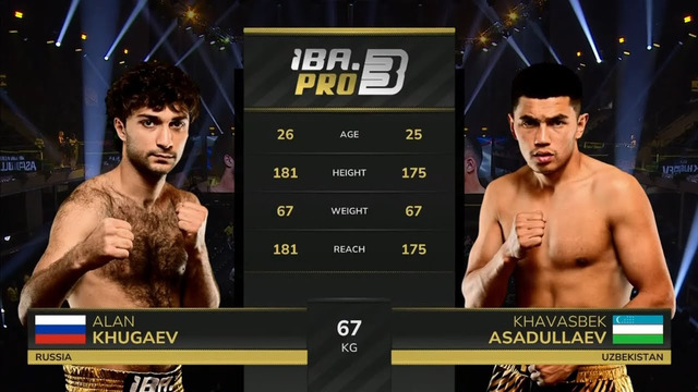 Alan Khugaev ?? vs Khavasbek Asadullaev ?? | Liga Stavok IBA.PRO 3 | April 25, 2025 | Ufa, Russia