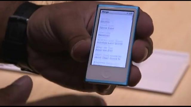 Apple iPod nano hands-on demo