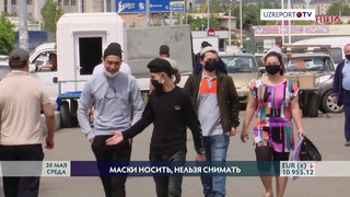 В Ташкенте люди стали чаще нарушать масочный режим