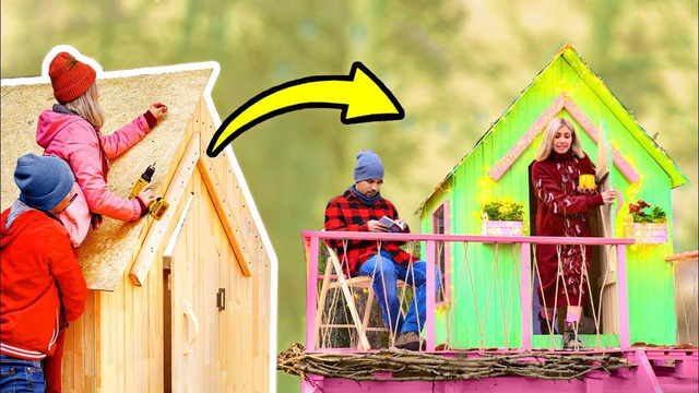 Добро пожаловать в домик на дереве! простой diy-проект из деревянных поддонов