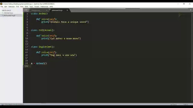 16 dars Obyektga yo’naltirilgan dasturlash (Polymorphism) Python dasturlash tili
