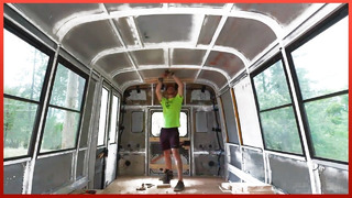DIY School Bus Conversion to an Amazing Off-Grid Home