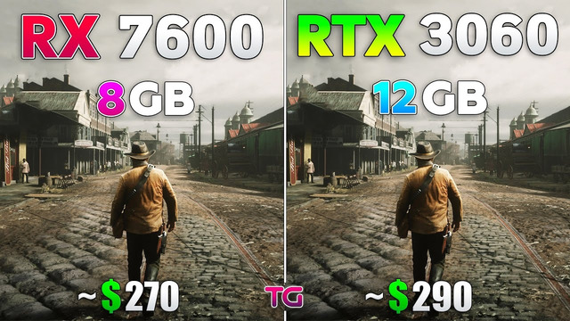 RX 7600 vs RTX 3060 – Test in 10 Games