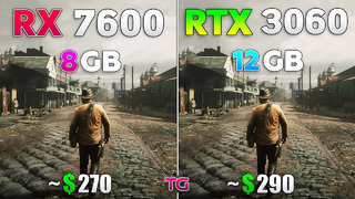 RX 7600 vs RTX 3060 – Test in 10 Games
