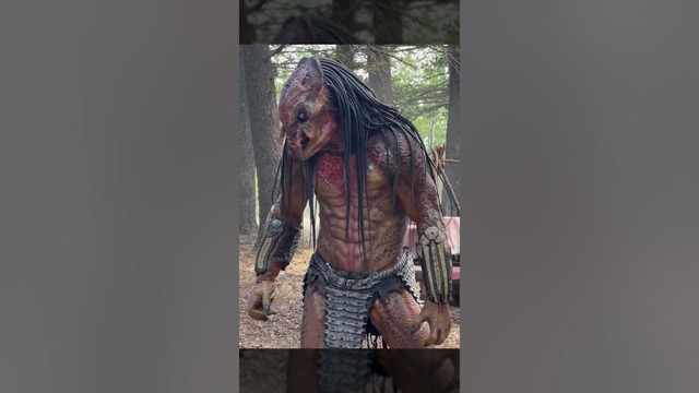 The Feral Predator Prosthetic Makeup is Amazing! #movie #shorts #film