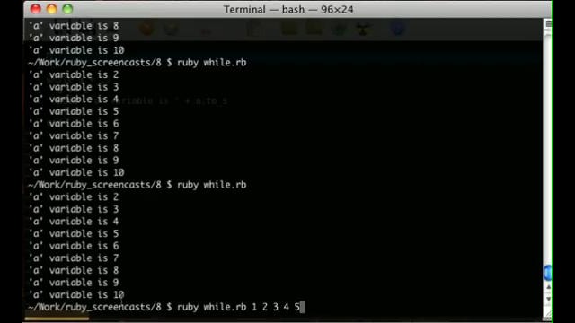 8 эпизод Научись Ruby цикл while