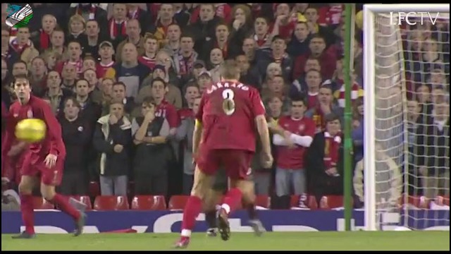 Steven Gerrard best goal. Liverpool v Olympiakos