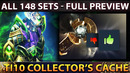 The International 10 Collector’s Cache Battle Pass – ALL 148 Sets Preview Dota 2