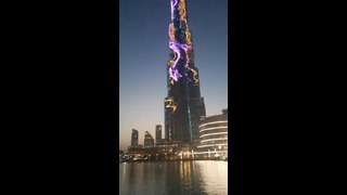Burj-khalifa lights
